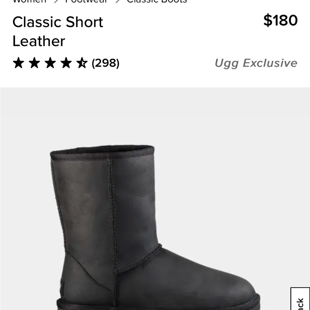 GUC UGGs Classic Short Leather